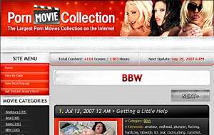 Porn Movie Collection (BBW)